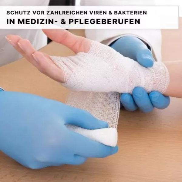Arnomed Nitrilhandschuhe blau, 200 Stück
